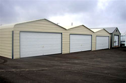 storage enclosed steel carport