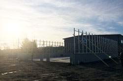 steel equipment garage