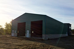steel equipment garage