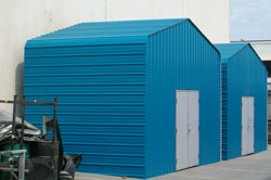 Autobody Shop - Steel Building Classic Carport Enclosed