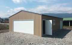 steel metal garages